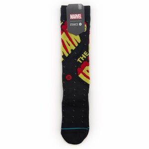 Stance Marvel Invincible Iron Man Crew Socks Large Mens 9-12 Disney Avengers New